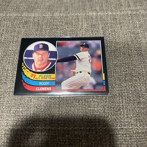 1991 Fleer Roger Clemens All Star Team # 10 Boston Red Sox MLB 🔥0625