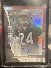 2019 Panini Absolute - Rookie Spectrum Signatures #182 Johnathan Abram /75