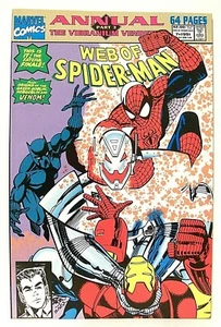 "WEB OF SPIDER-MAN" Annual # 7 (1991, Marvel) f. origins of VENOM, GREEN GOBLIN - Picture 1 of 1