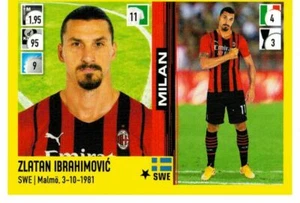 CALCIATORI PANINI 2021-2022 21 22 FIGURINA N. 285 ZLATAN IBRAHIMOVIC (MILAN) - Picture 1 of 2