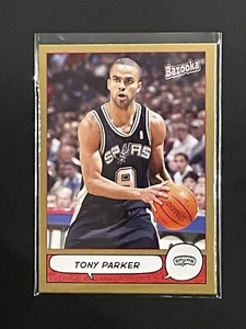 Tarjeta de baloncesto 2005 Topps Bazooka Gold #99 Tony Parker San Antonio Spurs - Imagen 1 de 2