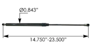 Volvo Trucks Hood Shock Rep. 11QM417M / 20358822 - Bild 1 von 1