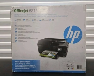 HP Officejet 6815 e-All-in-One Inkjet Printer Fax Scanner Copier Factory Sealed - Afbeelding 1 van 2