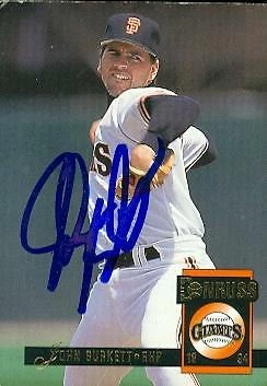 John Burkett autographed Baseball Card (San Francisco Giants) 1994 Donruss #13 - Image 1 of 1