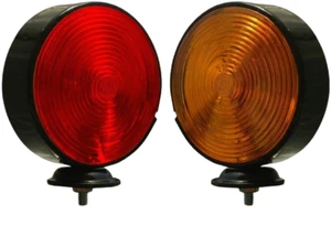 Two Face Lights Set with Black Body fit for Truck Trailer and Universal Vehicle - Foto 1 di 8