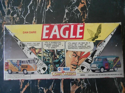 corgi volkswagen eagle dan dare combi T1 1991 bedford van  - Photo 1/4