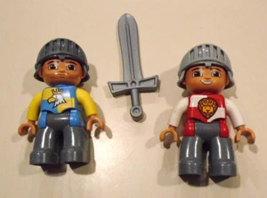 Lego Duplo People ~ Eagle & Lion Knight With Sword - Picture 1 of 2