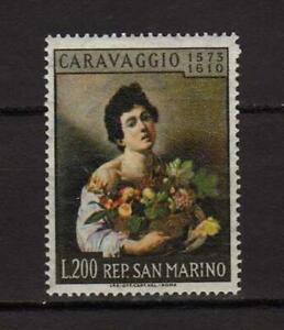 14336) San Marino 1960 MNH Caravaggio 1v