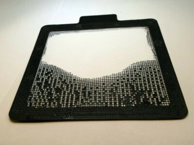 Lindahl Plastic Vignetter Mask Frame 4.5X4.5" bellows Low Bottom Arc  - Image 1 of 4