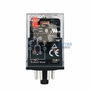 1PC Neu Omron Intermediate relay MKS2P AC110 round 8 feet - Picture 1 of 2