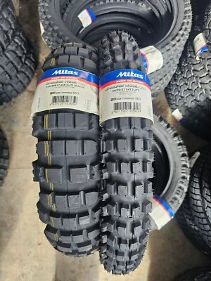COPPIA MITAS 90/90-21 54T e 130/80-17 65R XT+ DAKAR M+S ENDURO TRAIL DOT2024 - Immagine 1 di 2
