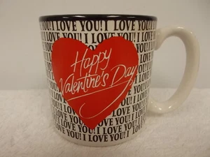 Vtg FIB Bogart Susan Burger I Love You Happy Valentines Day Coffee Tea Cup Mug - Picture 1 of 6