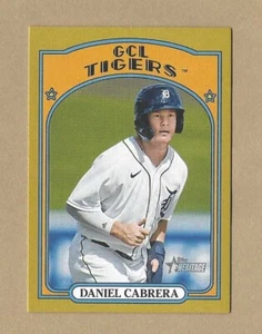 Daniel Cabrera 2021 Topps Heritage Minors borde dorado paralelo #154 SSP 12/18 - Imagen 1 de 1