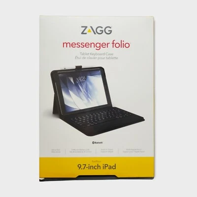 ZAGG Messenger Folio Keyboard for Apple iPad 9.7" (Gen 7) OPEN BOX - Image 1 of 3
