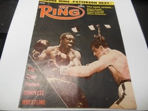 THE RING 1961 ARCHIE MOORE COVER BOXING MAGAZINE RARE FLOYD PATTERSON MORE - Picture 1 of 3