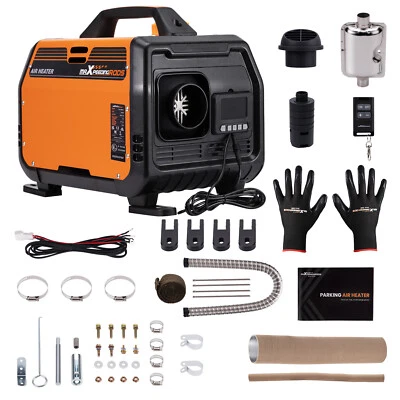 Diesel Air Heater Heater 12V 5KW for Truck Motorhome Bluetooth + LCD Switch - Image 1 of 4