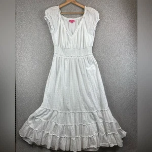 Vestido largo de colección Betsey Johnson XL cottagecore pradera boho babydoll lechera y2k - Imagen 1 de 8