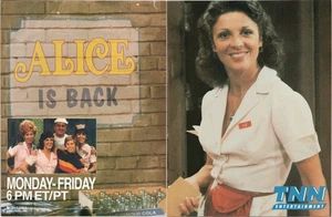 Anuncio impreso de programa de televisión de TNN Entertainment Alice 1999 música country vintage - Imagen 1 de 3