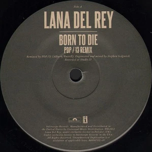Lana Del Rey - Born To Die (Remix) / Blue Jeans (Remix) (7" Single, RSD) - Imagen 1 de 1