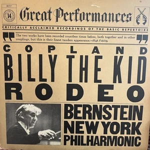 Copland Billy The Kid / Rodeo Bernstein New York Philharmonic Vinyl Record LP NM - Picture 1 of 4