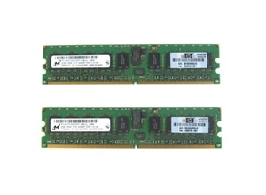 HP 499276-061 4GB (2X2Gb) Single Rank Pc2-6400 Server Memory Kit zy - Picture 1 of 2