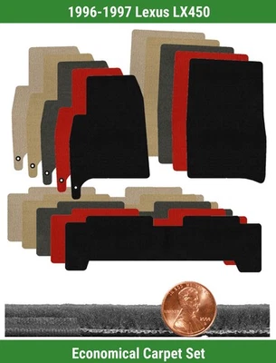 Lloyd Custom Velourtex Carpet Mat Set for 1996-1997 Lexus LX450 (3 pieces) #VOY - Image 1 of 4