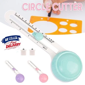 Rotary Circle Cutter Cut Circle Paper Craft Supplies Circular Paper Cutter - Picture 1 of 19