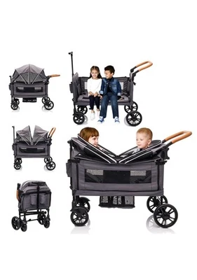 Double Baby Wagon Stroller - Image 1 of 3