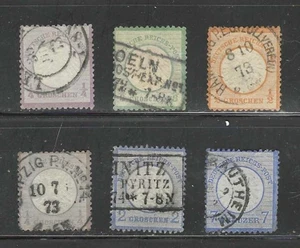 Germania 1870 aquile, bel lotto, SCV $340 - Foto 1 di 2
