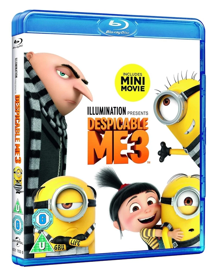 Despicable Me 3 ~ Blu-ray + DVD 2017 Special Edition w/Slipcover - Image 1 of 1