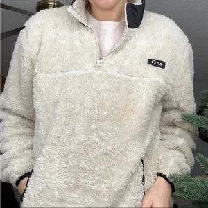 Chaqueta Zyia Active Mujer 2XL Blanca Sherpa Polar Informal Pullover Damas (bin E) - Imagen 1 de 8