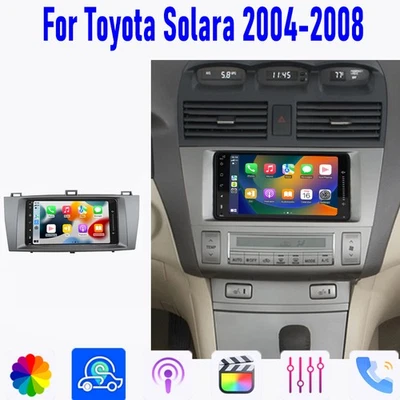 7" For Toyota Solara 2004-2008 Apple Carplay Android 15 Car Stereo Radio GPS+JBL - Image 1 of 4