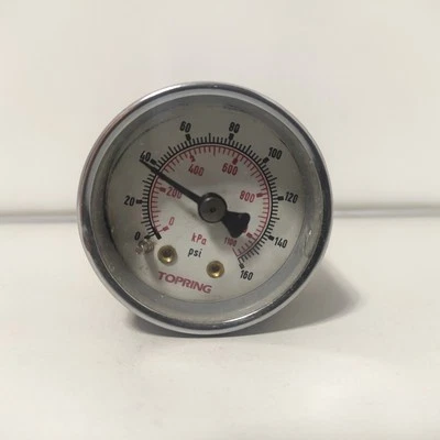 Topring 1-1/2" Dial 0-160 PSI Pressure Gauge - Image 1 of 4