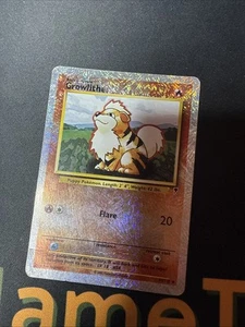 Pokemon Reverse Holo Growlithe Legendary Collection 45/110 - Imagen 1 de 7