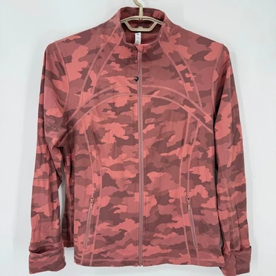 Chaqueta Lululemon Define Nulux Cremallera Completa Heritage 365 Camuflaje Brier Rosa Talla 20 Nueva con Etiquetas Foto 1 de 4