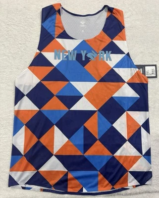 全新带标签 Rabbit New York Marathon Speedeez 背心女式 M 码 — 第 1/4 张图片