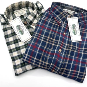 LOTE De Colección Años 90 NUEVO CON ETIQUETAS Y2K Camisa de Franela Hombres L Franela Gorpcore Heritage Senderismo Grunge - Imagen 1 de 7