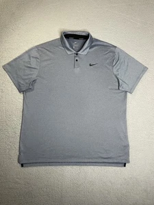 Nike Golf Dri-Fit Vapor Polo Shirt Mens Size XL Standard Fit Blue CU9839-451 - Picture 1 of 15