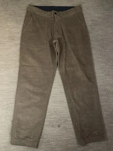 UGG Corduroy Vernon Pants Mens Medium Brown Stretch Drawstring Casual - Picture 1 of 12