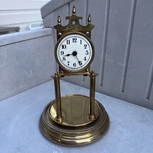 ANTIQUE GERMAN 1905 WURTH 400 DAY DISC PENDULUM TORSION CLOCK Missing Pendulum - Picture 1 of 24