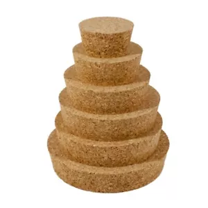 Cork Lid - Perfect Fit for Terrariums and Glass Jars - Various Sizes - Picture 1 of 39