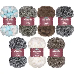 JubileeYarn Fun Finger Fur Loops Yarn - Jumbo Polyester - Picture 1 of 13