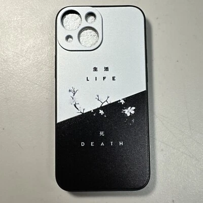 iPhone 13 迷你死亡动漫日本手机壳黑白 — 第 1/4 张图片