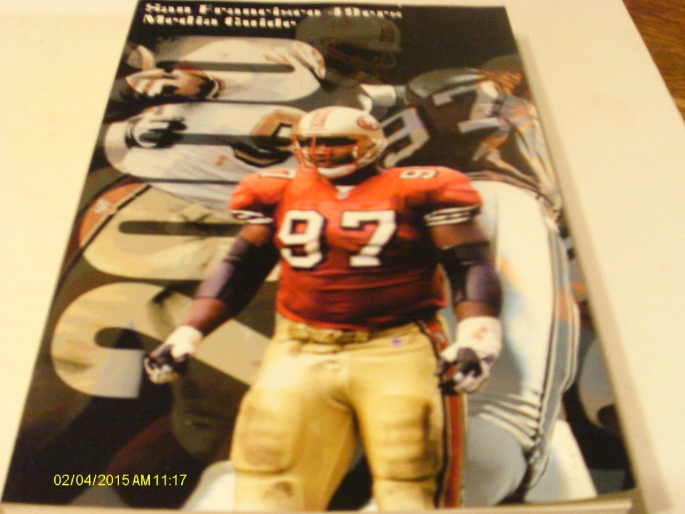 San Francisco 49ers 2000 Media Guide Steve Mariucci Jeff Garcia Jerry Rice Foto 1 de 1