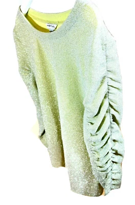 Top Pullover Habitual Niño Niñas 14 o 16 Brillante Nuevo con Etiquetas $46 Foto 1 de 4