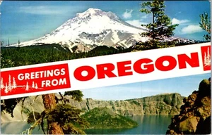 Greetings from Oregon Postcard - Picture 1 of 2