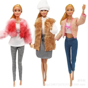 Fashion.Barbie Doll sized Cloth/Accessory@Any 1 pc Fake Fur Hat@Pretty+XMAS/GIFT - Picture 1 of 7