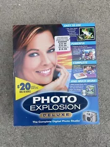 Photo Explosion Deluxe Version PDW-CST33946 Windows 95,98,NT,2000,ME or XP NEW - Picture 1 of 6