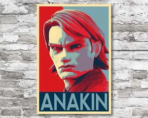 Anakin Skywalker Star Wars Clone Wars Poster Print - Picture 1 of 5