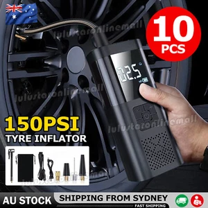 6000mAh Digital Tyre Inflator Car Air Pump Compressor Electric Portable Auto 12V - Picture 1 of 9